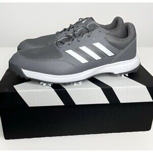 Adidas Tech Response 3.0 Mens Size 11.5 Golf Cleats Shoes GV6889 Grey White NEW